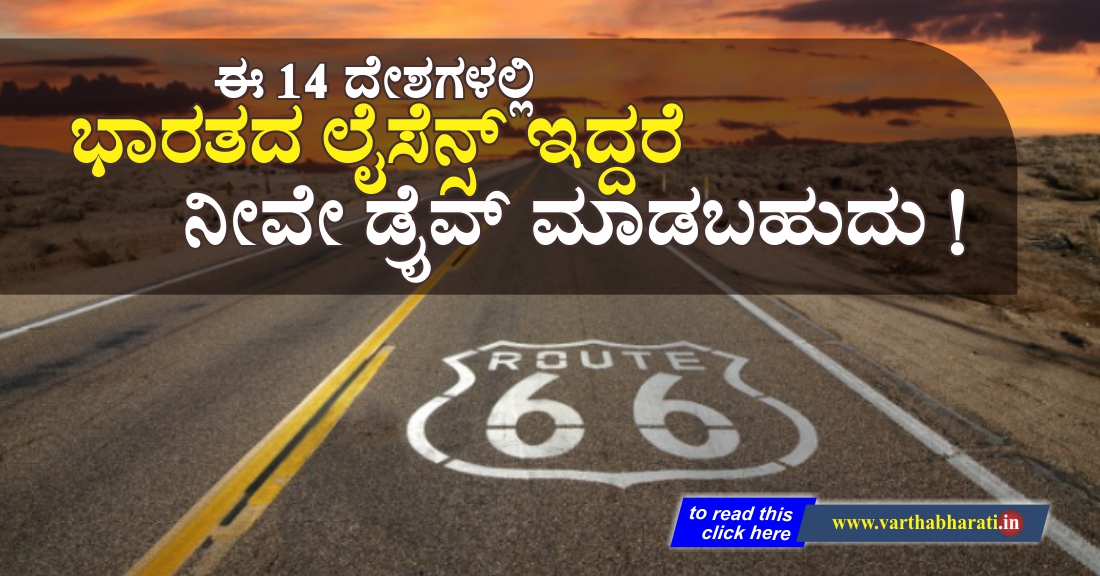 ಈ 14 ದೇಶಗಳಲ್ಲಿ ಭಾರತದ ಲೈಸೆನ್ಸ್ ಇದ್ದರೆ ನೀವೇ ಡ್ರೈವ್ ಮಾಡಬಹುದು!